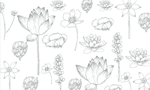花 花柄名刺 花のイラスト 写真 絵をメインにデザインした名刺 名刺 デザイン 作成 印刷 の通販ショップ 名刺広芸アンドユー 1ページ目
